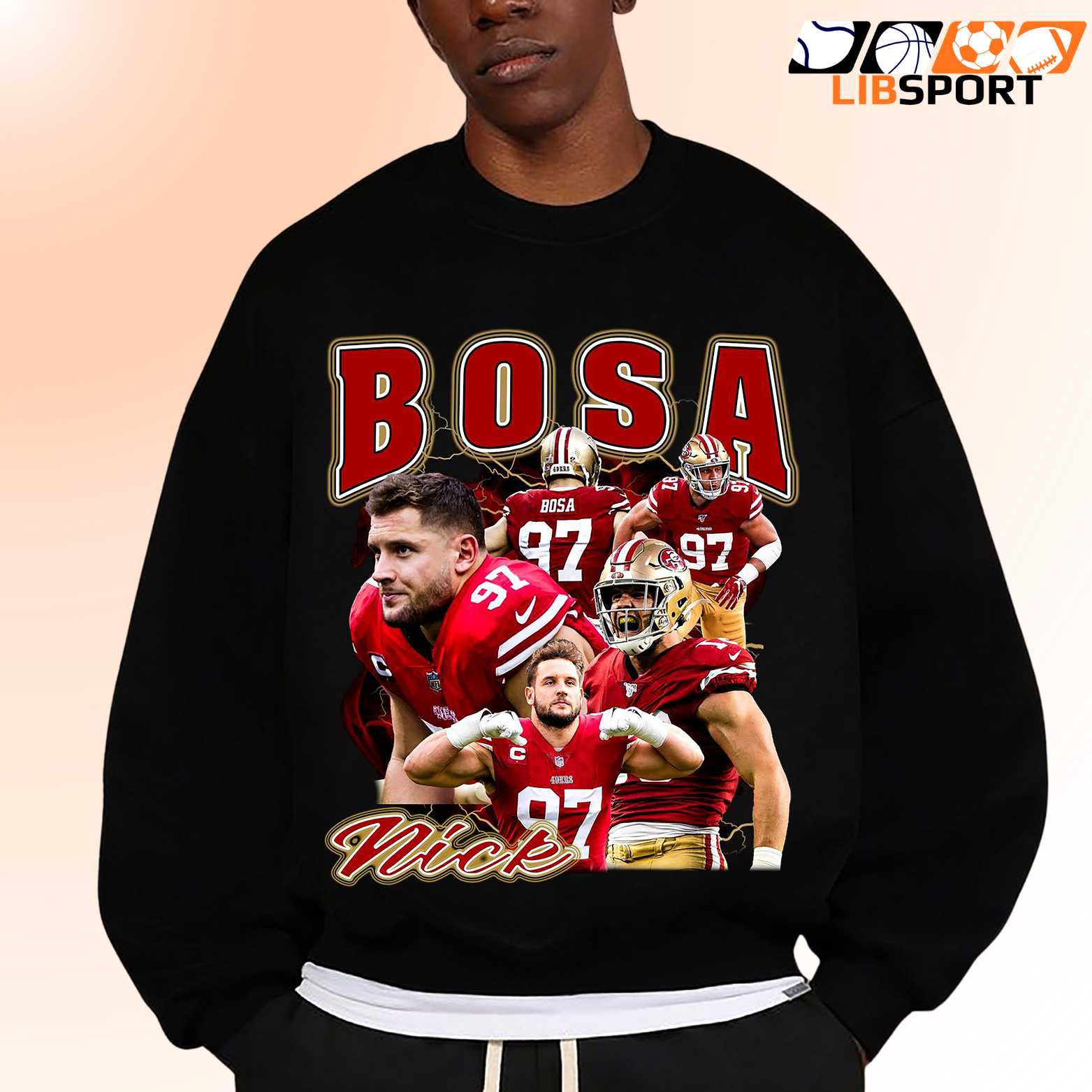 Nick Bosa T Shirt, San Francisco 49ers Football Tee, Unisex Nfl Game Day Shirt